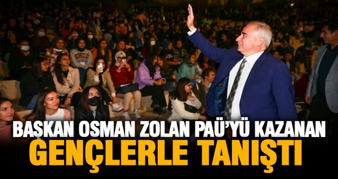 Başkan Zolan PAÜ'yü kazanan gençlere Denizli'yi anlattı