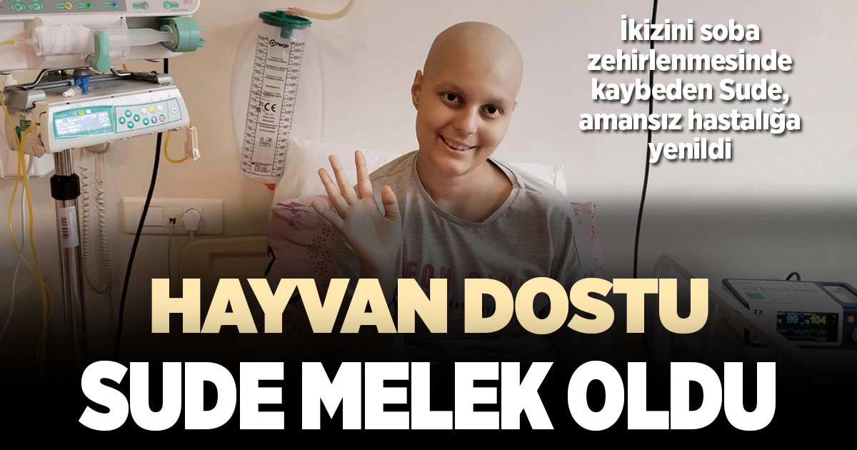 İkizini soba zehirlenmesinde kaybeden Sude, amansız hastalığa yenildi