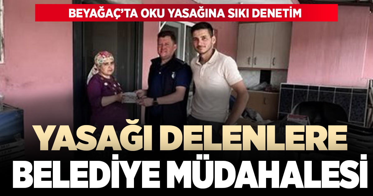 Beyağaç’ta yasağını delen düğüncülerin dağıttığı okular toplanıyor