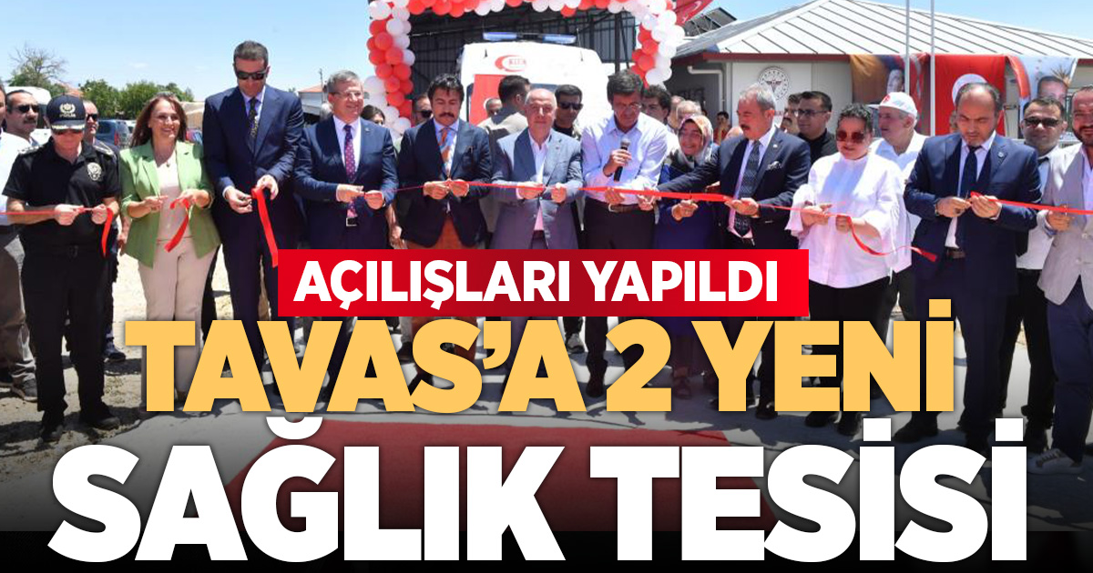 Denizli’de 2 yeni sağlık tesisinin açılışı yapıldı