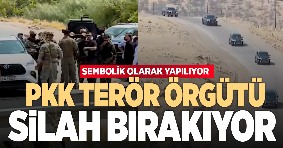 Terör örgütü PKK’lı ilk grup silah bırakıyor