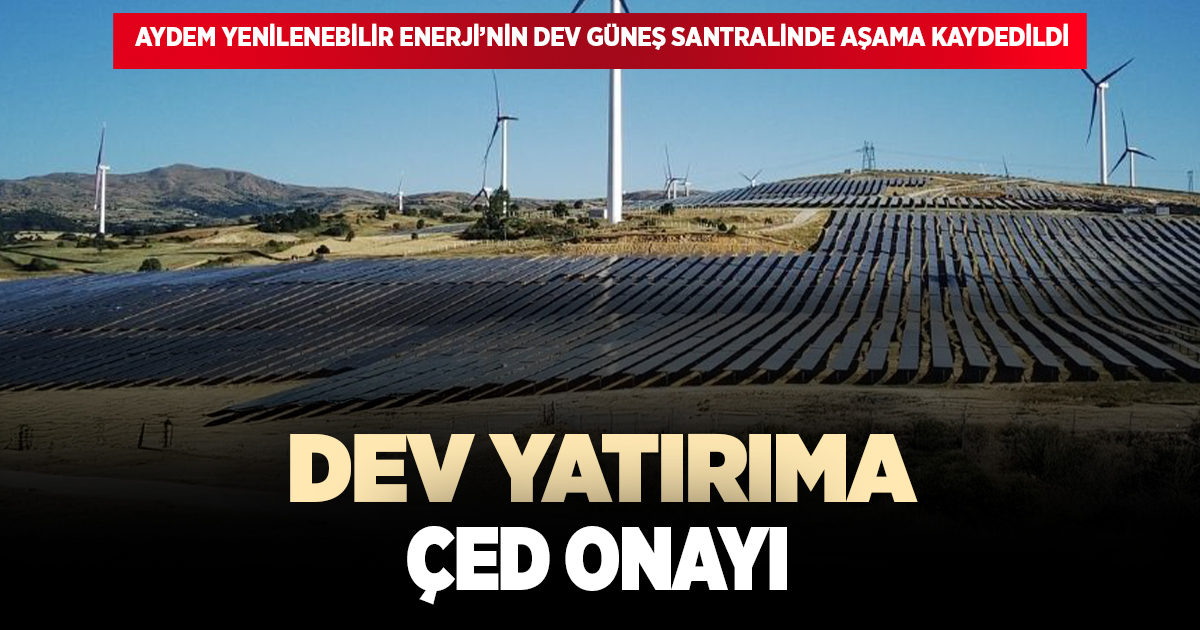 AYDEM YENİLENEBİLİR ENERJİ’NİN ŞANLIURFA’DAKİ DEV GÜNEŞ SANTRALİNDE AŞAMA KAYDEDİLDİ