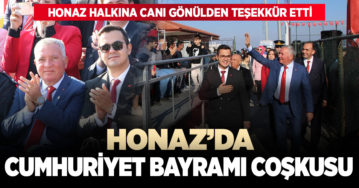 HONAZ’DA CUMHURİYET BAYRAMI COŞKUSU