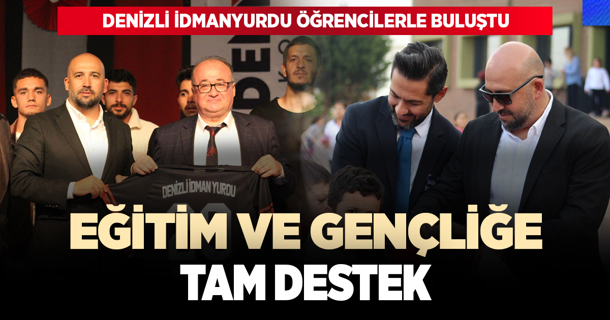 DENİZLİ İDMANYURDU’NDAN ÖZEL DENİZLİ KOLEJİ’NE ANLAMLI ZİYARET