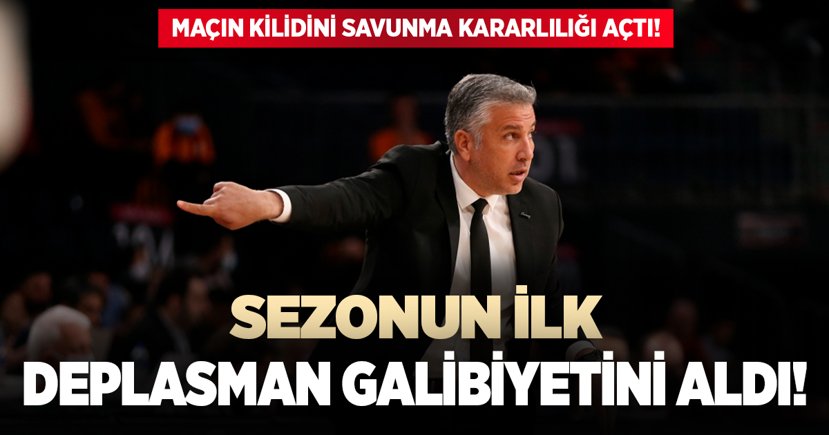 Merkezefendi Basket ilk deplasman galibiyetini aldı