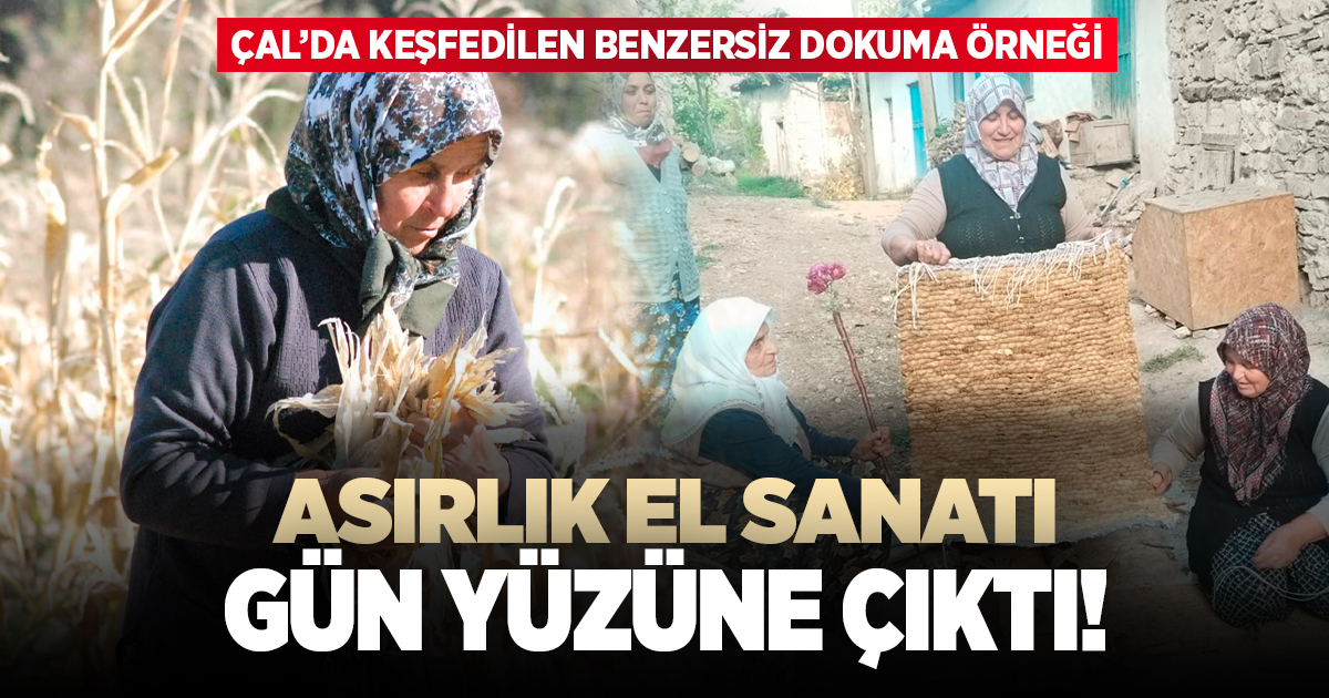 Asırlık el sanatı gün yüzüne çıkıyor