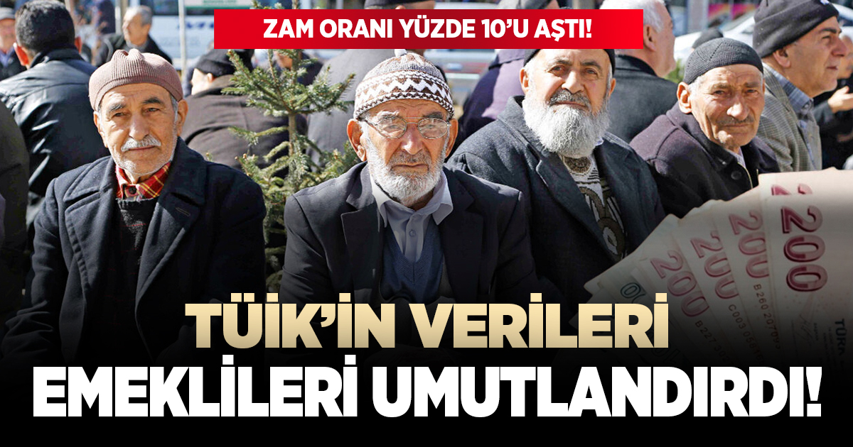 TÜİK verileri emeklileri umutlandırıyor!