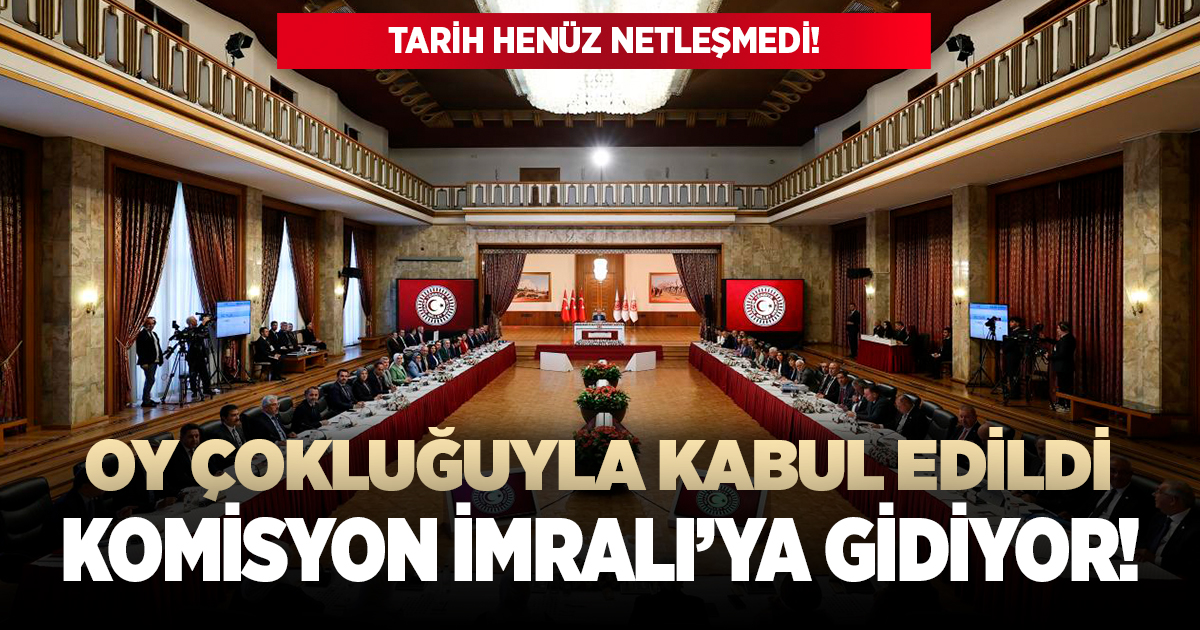 ''Terörsüz Türkiye Komisyonu'' İmralı'ya gidiyor!