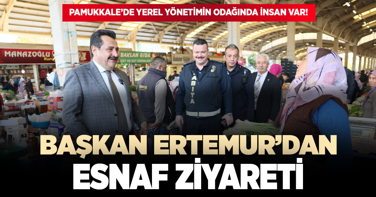 PAMUKKALE’DE YEREL YÖNETİMİN ODAĞINDA İNSAN VAR!