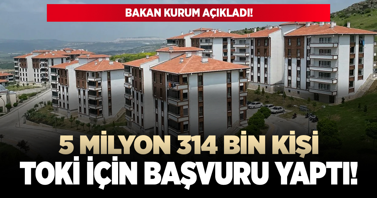 TOKİ projesi için rekor başvuru!