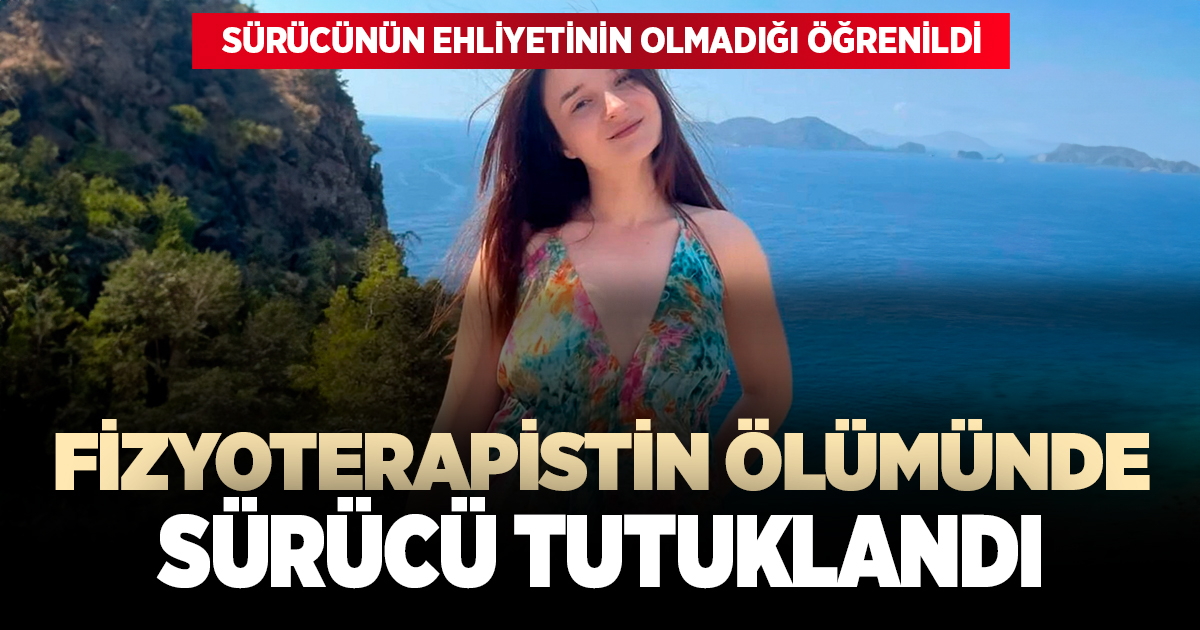 Genç fizyoterapiste çarpan ehliyetsiz sürücü yakalandı