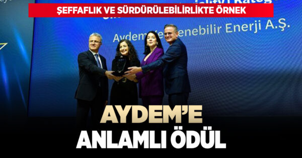 AYDEM’E ANLAMLI ÖDÜL