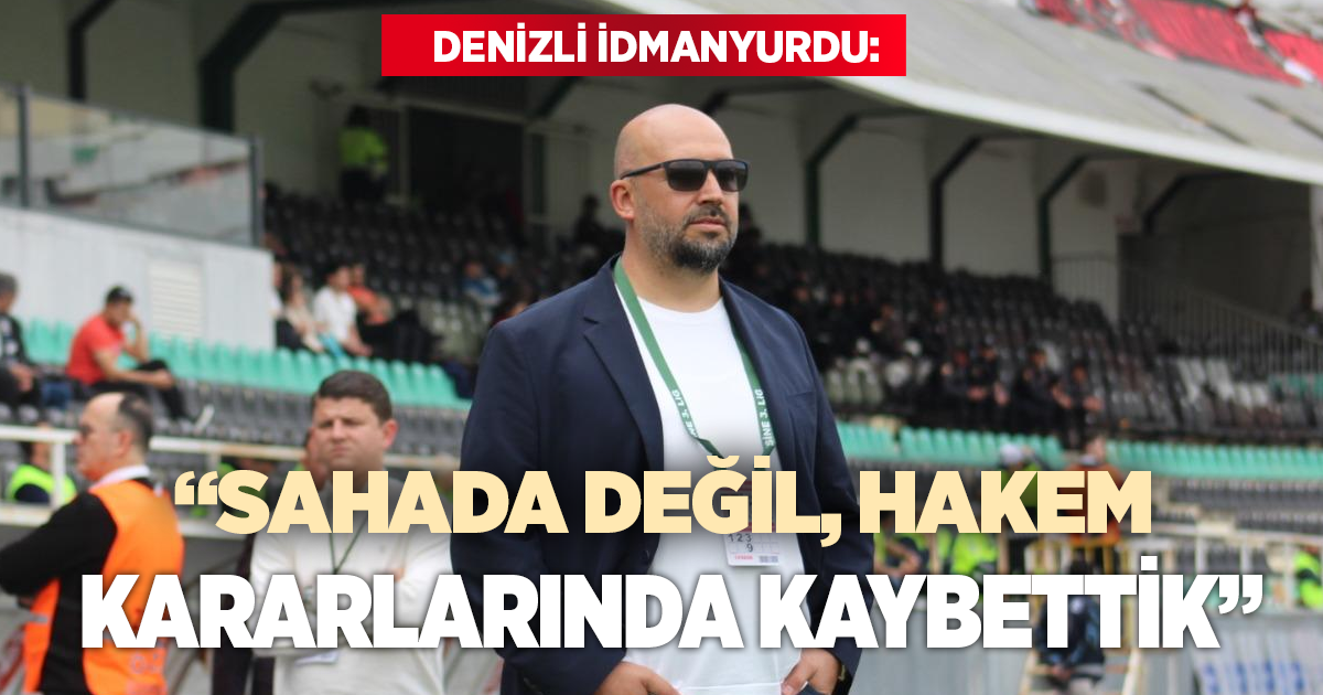 Denizli İdmanyurdu Spor Kulübü İkinci Başkanı Volkan Kartlı: ‘’Yükselişimizi Hakem Kararları Durdurdu’’