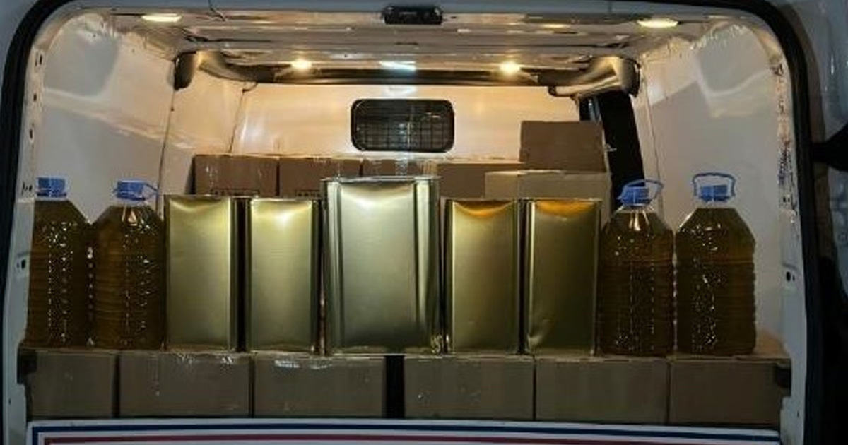 Denizli yolunda kaçak zeytinyağı operasyonu