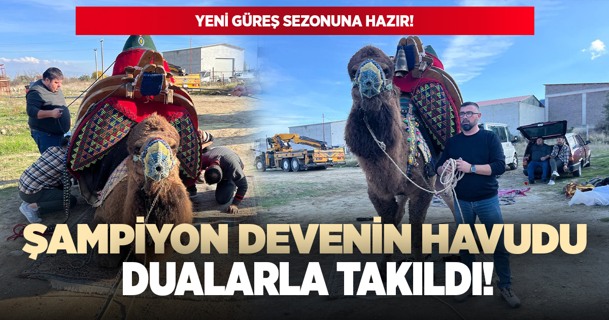 Şampiyonun havudu dualarla takıldı!