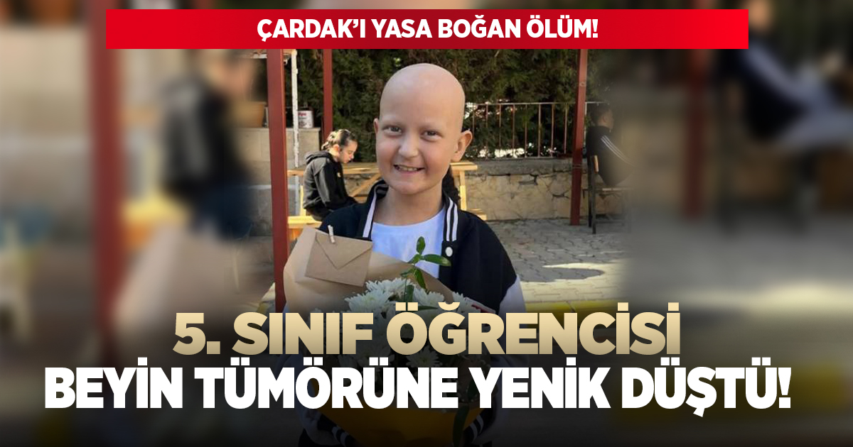 5. sınıf öğrencisi Minik Elif, beyin tümörüne yenik düştü!