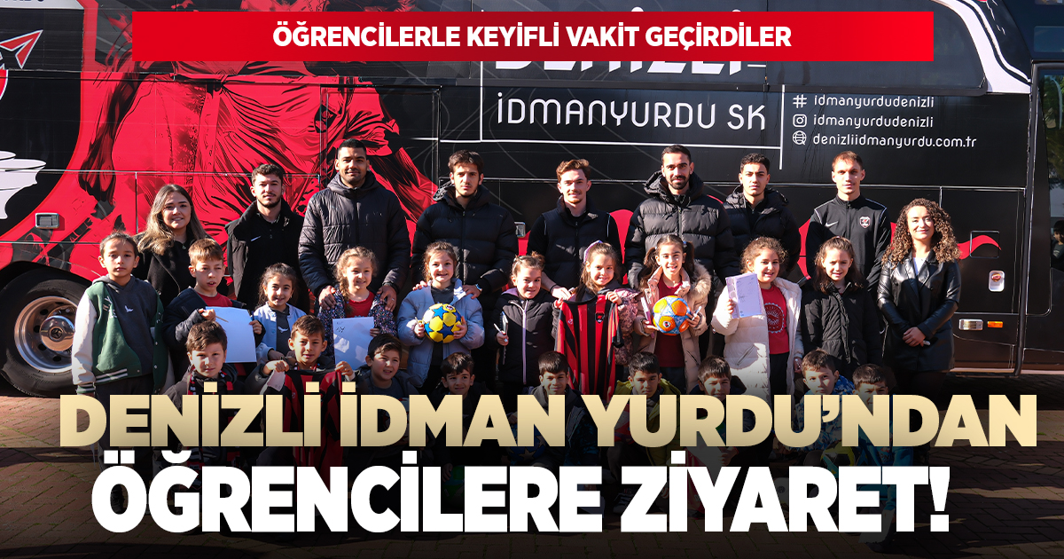 Denizli İdman Yurdu'ndan öğrencilere ziyaret!