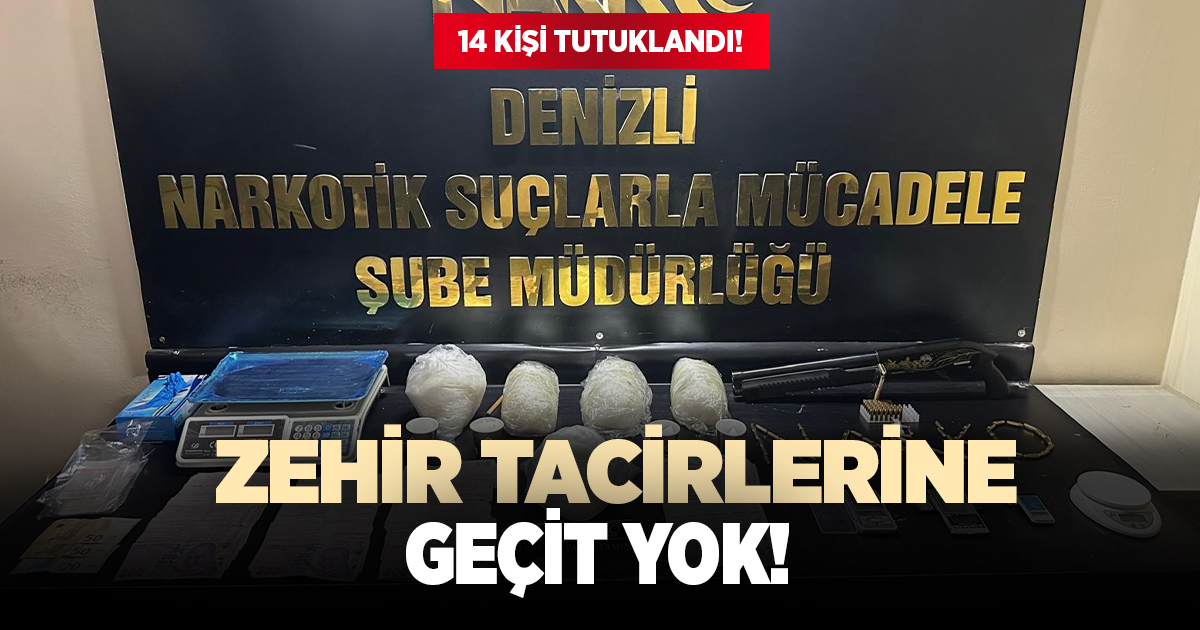 Denizli'de zehir tacirlerine fırsat verilmiyor!