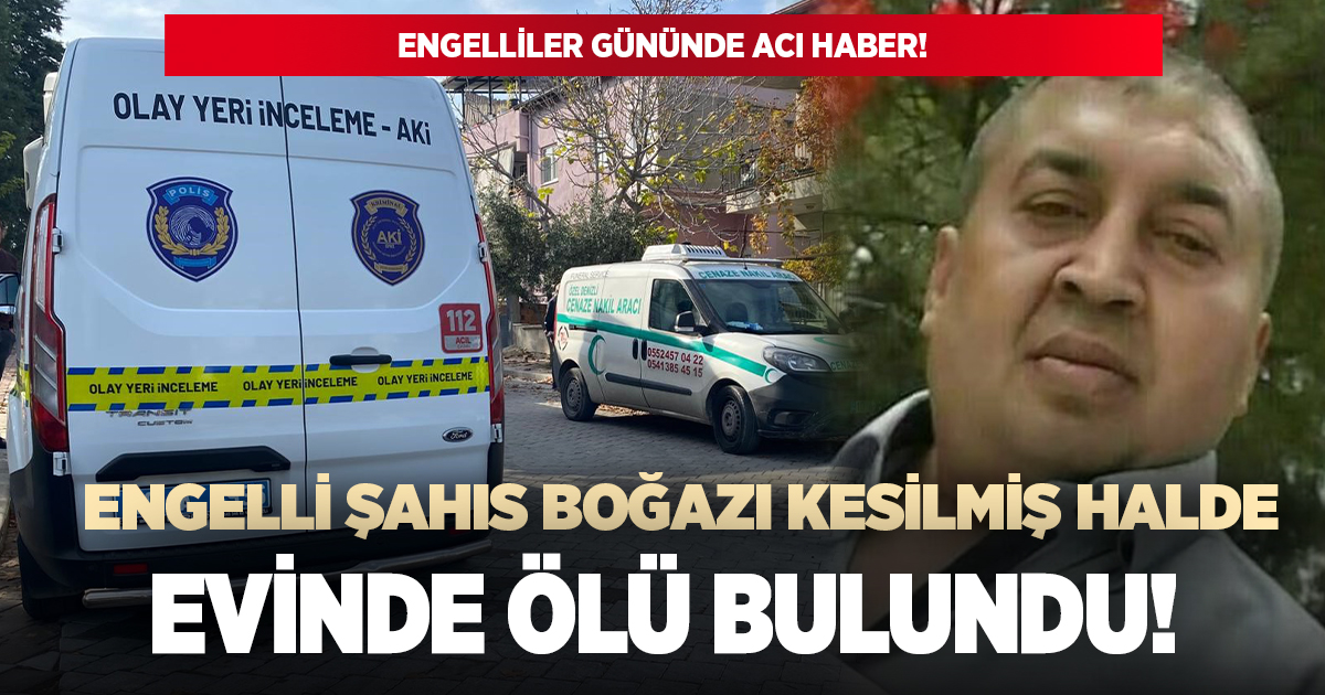 Engelliler gününde acı haber!