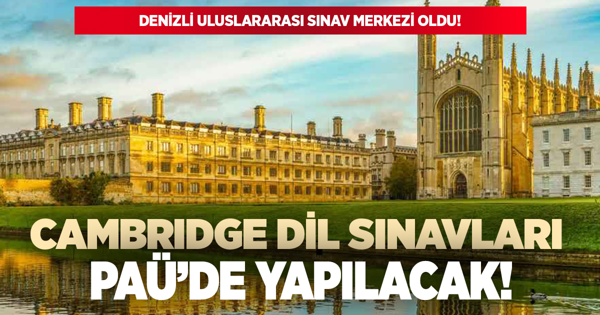 Denizli uluslararası sınav merkezi oldu!