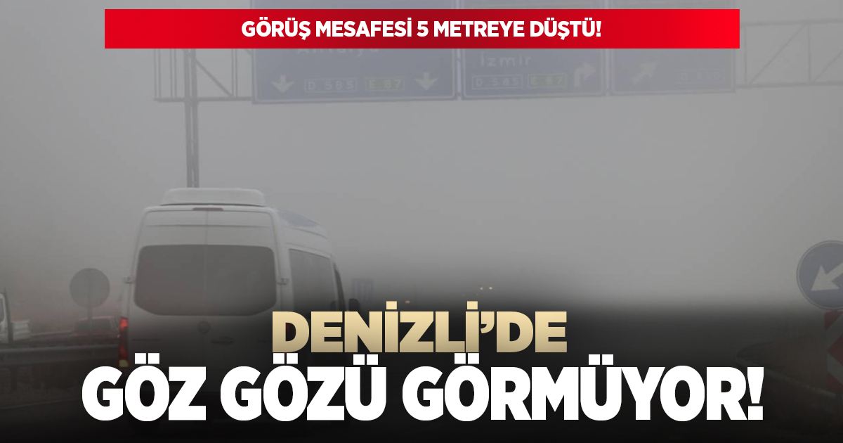 Denizli'de göz gözü görmüyor!