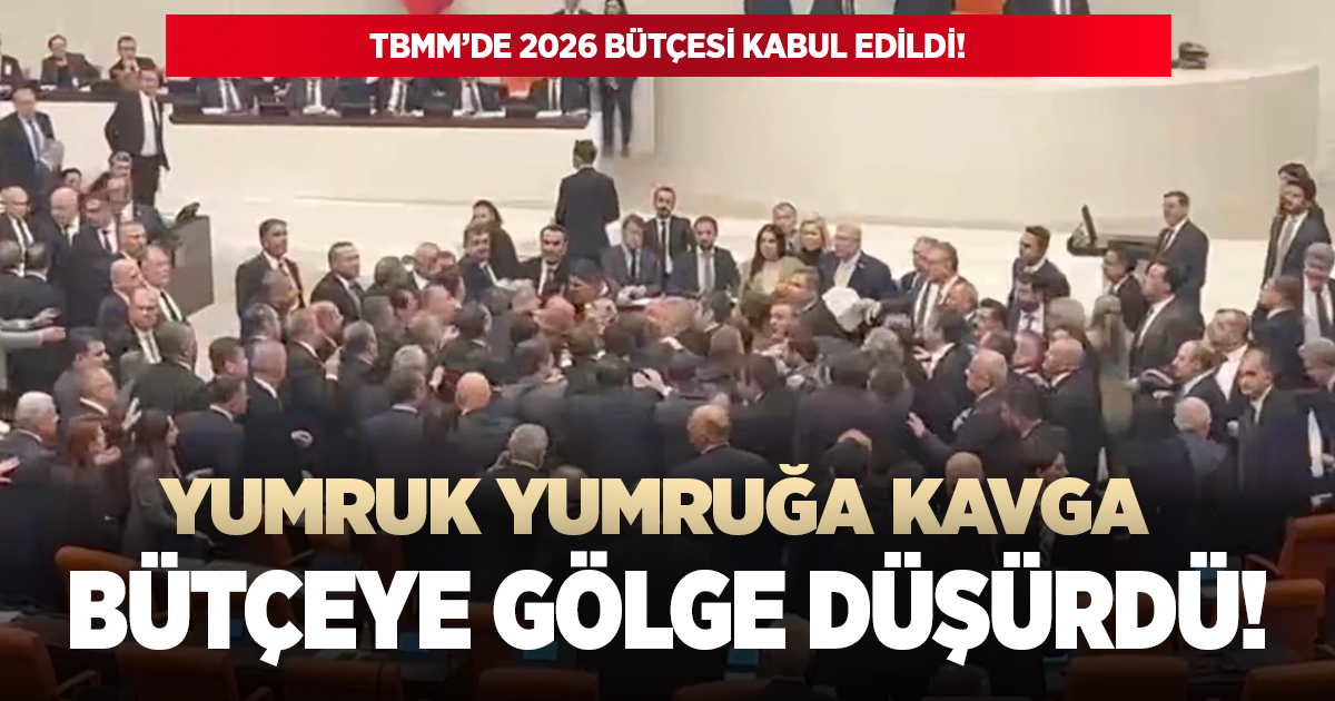 Yumruk yumruğa kavga bütçeye gölge düşürdü!