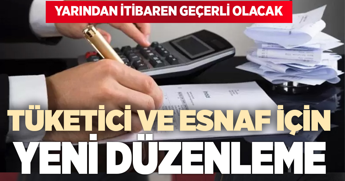 Yılbaşından itibaren yeni dönem: Tüketiciyi ve esnafı ilgilendiren düzenlemeler