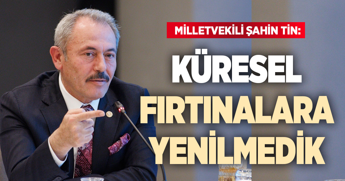 Milletvekili Şahin Tin’den Kararlılık Mesajı