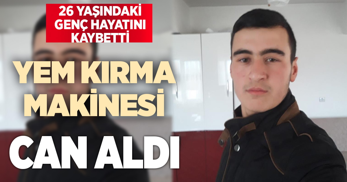 Denizli’de yem kırma makinesinde çalışma yapan 26 yaşındaki genç şafta takılması sonucu öldü