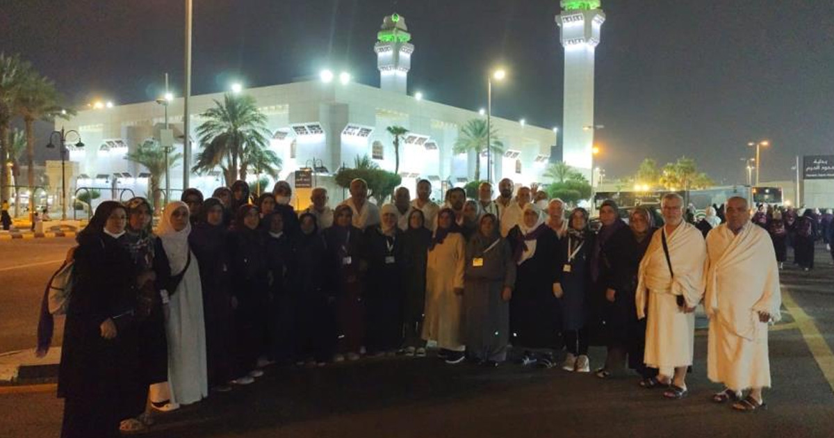 Denizlili umreciler üçüncü umrelerini Tenim’de idrak etti