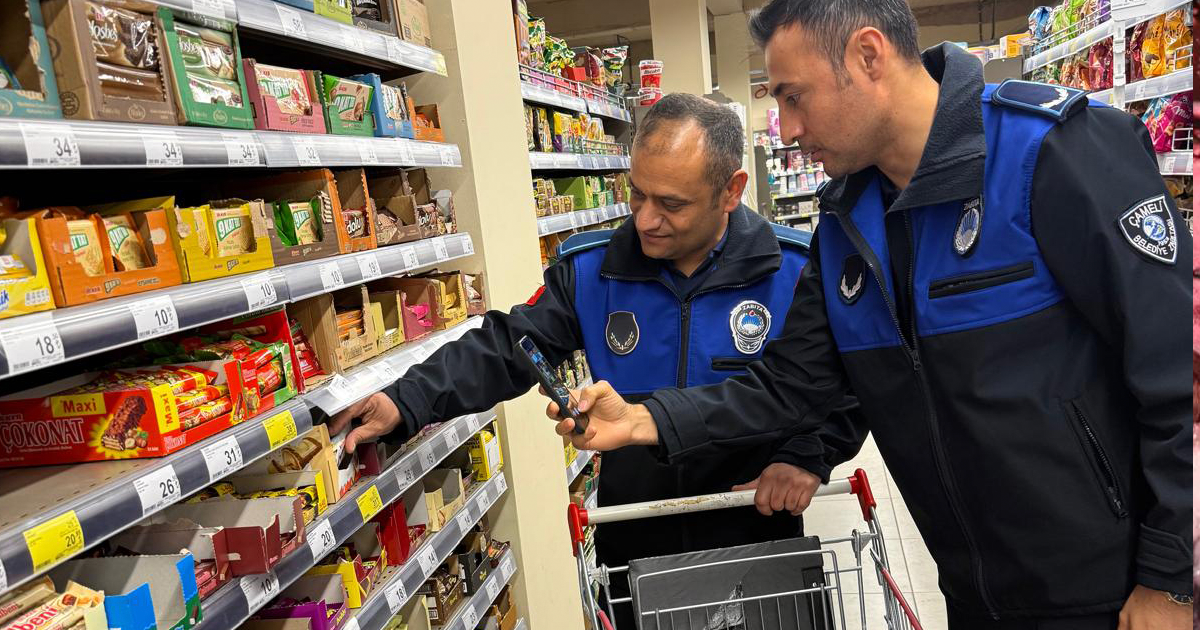 Marketlerde fiyat etiketi denetimi