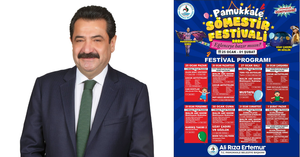 PAMUKKALE’DE ÇOCUKLAR İÇİN DOPDOLU SÖMESTİR FESTİVALİ BAŞLIYOR