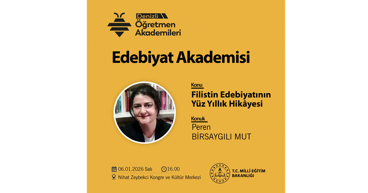 Denizli Öğretmen Akademileri’nden “Filistin Edebiyatı”na Derin Bakış