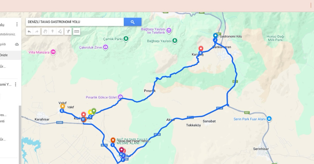 PAÜ Turizm Fakültesi, Tavas’a yeryüzü pazarı kurulması için başvuru yaptı