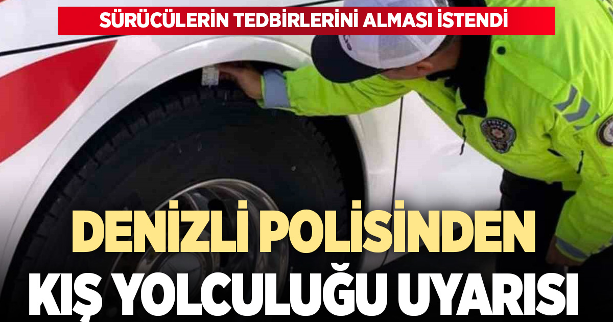 Kış şartlarında güvenli yolculuk için tedbir çağrısı