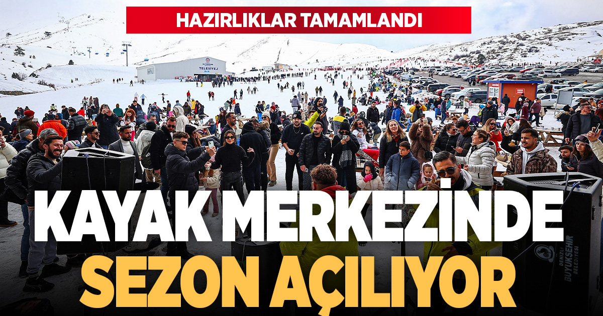 Denizli Kayak Merkezi yarın sezona başlıyor