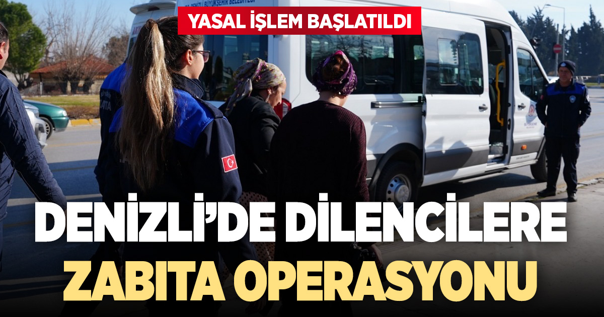 Zabıta ekipleri kentte dilenci denetimlerini artırdı