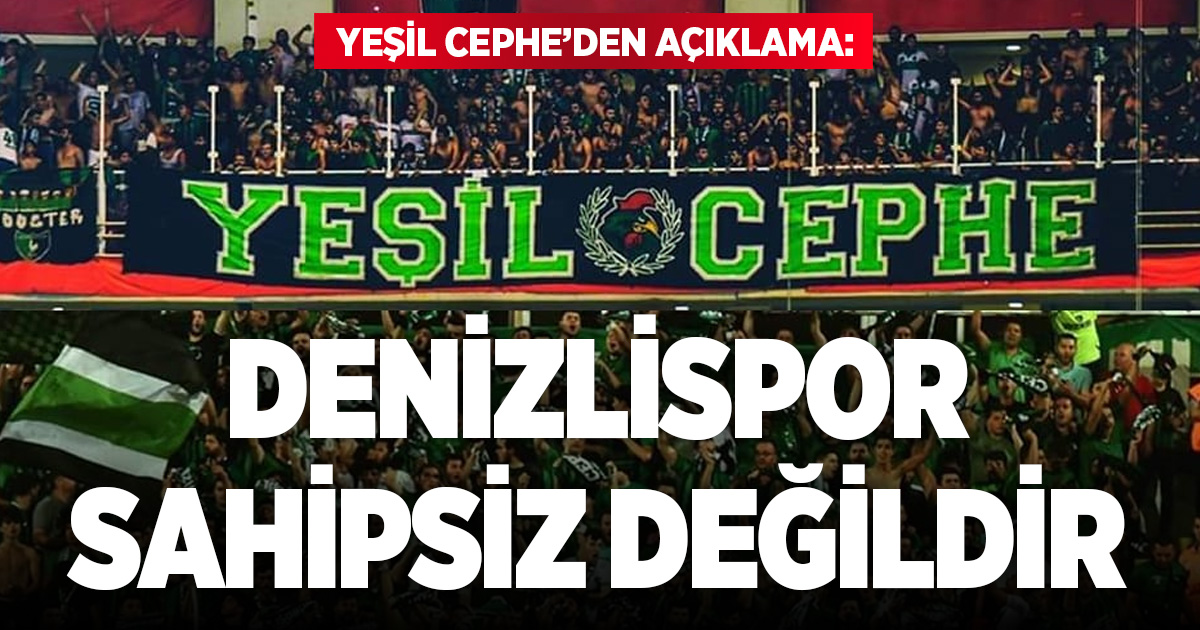 Yeşil Cephe'den zehir zemberek açıklama “Başkanlık vaadiyle geldiler, somut adım atmadılar”