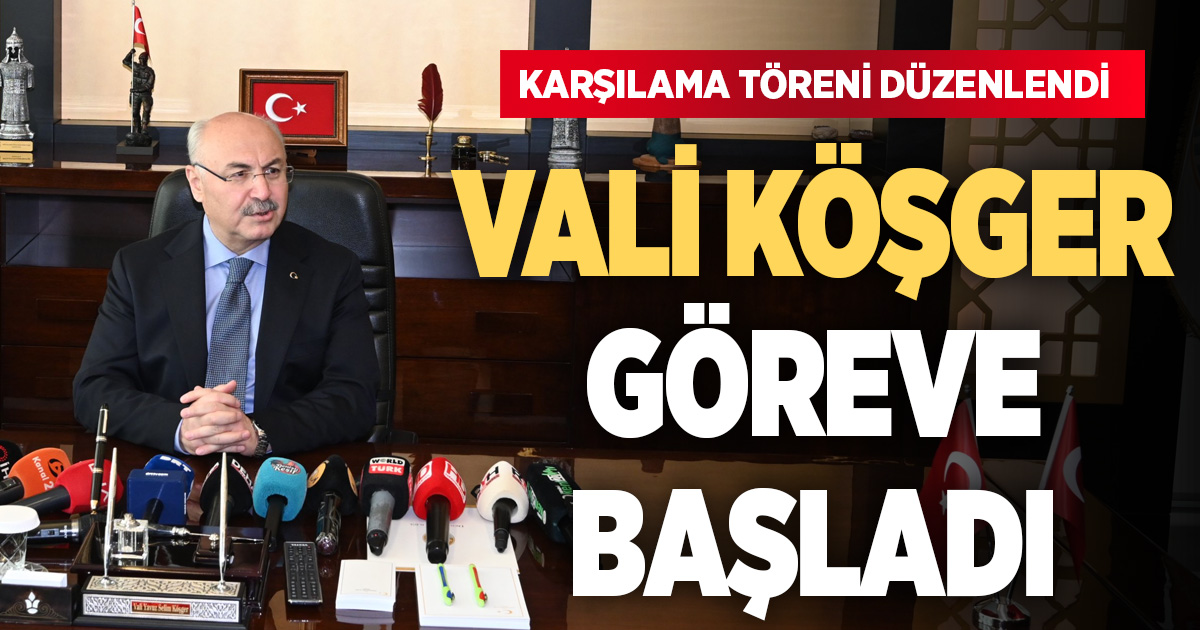 Denizli Valisi Yavuz Selim Köşger görevine başladı