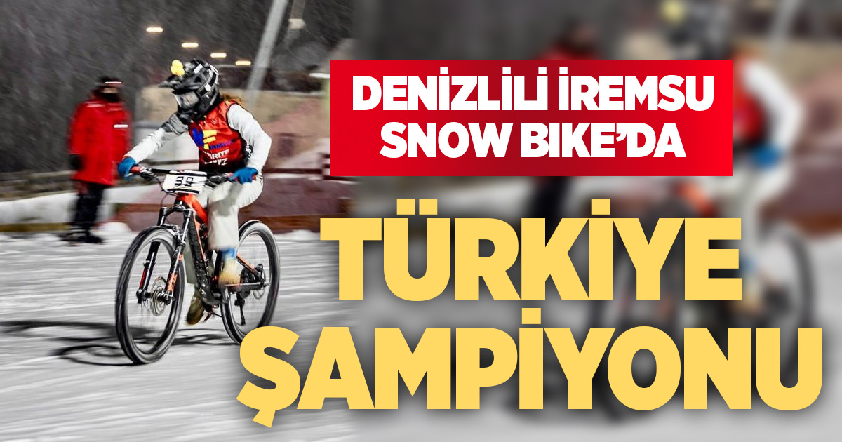 Denizlili İremsu Çağlar Türkiye şampiyonu