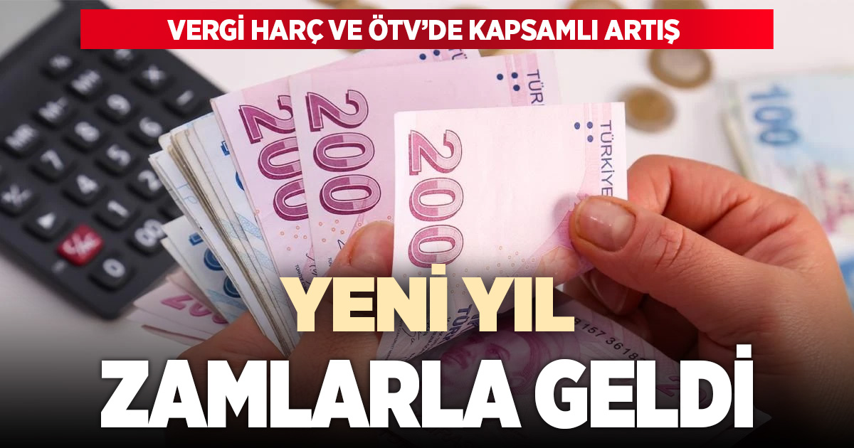 Yeni yılın ilk zammı: Benzin, alkol, sigara ve harçlara zam