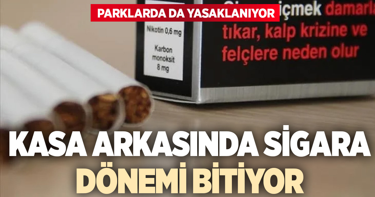 Sigara kasa arkasından kalkıyor, parklarda yasaklanıyor