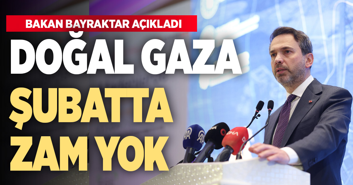Bakan Bayraktar: 2026 doğalgazda ve yenilenebilir enerjide rekor yılı olacak