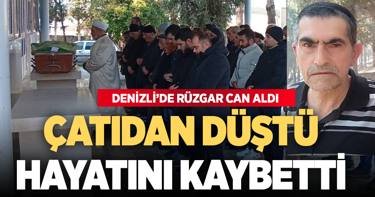 Fırtınada çatıdan düşen şehit kardeşi hayatını kaybetti