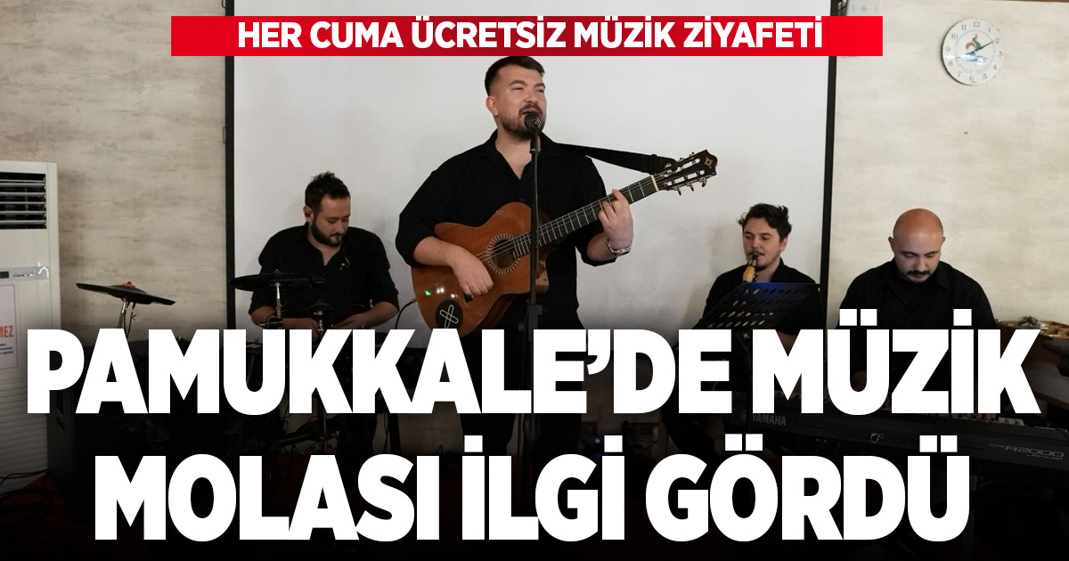 Pamukkale Belediye orkestrasından ilk canlı performansı büyük ilgi gördü