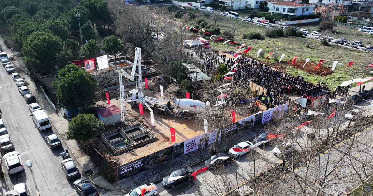 Yunus Emre koruluğuna sosyal tesis