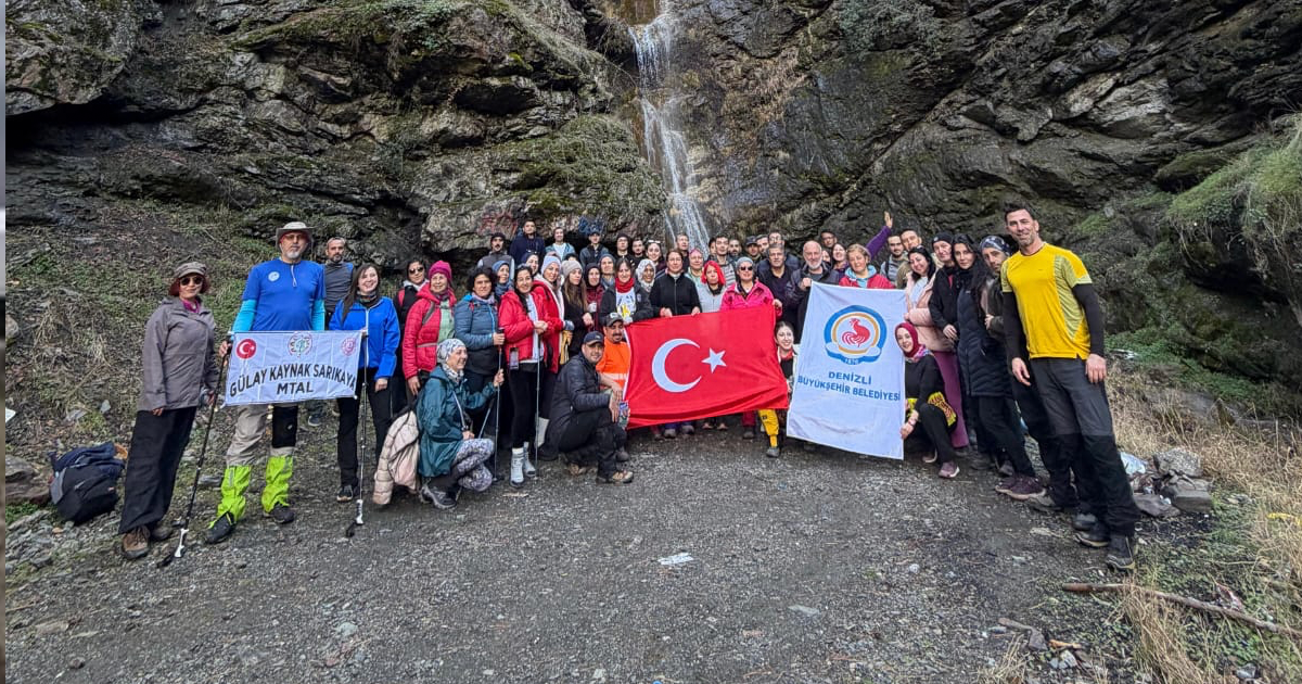 Denizli’de doğa yürüyüşleri devam ediyor