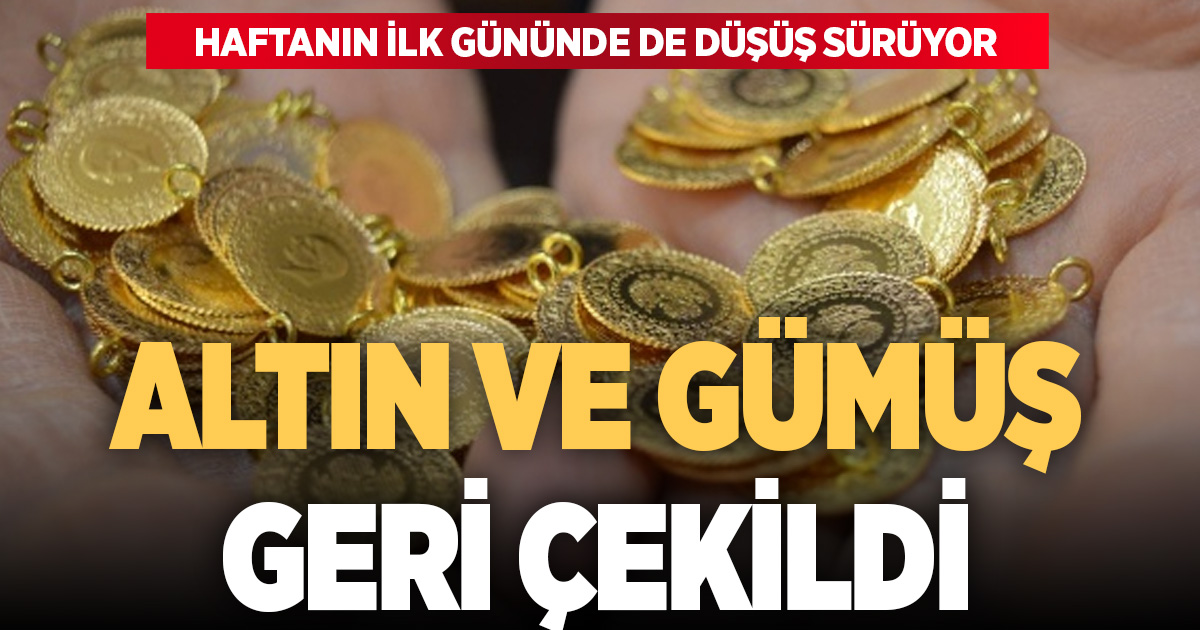 Altın ve gümüşte sert geri çekilme