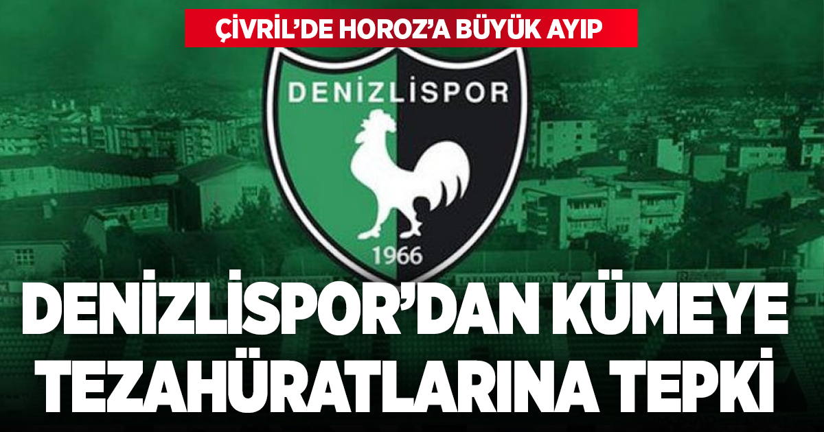 Denizlispor’dan maç sonrası sert açıklama