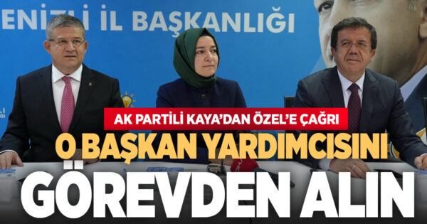 Fatma Betül Sayan Kaya: Özel gelsin Merkezefendi belediye başkan yardımcısını görevden uzaklaştırsın